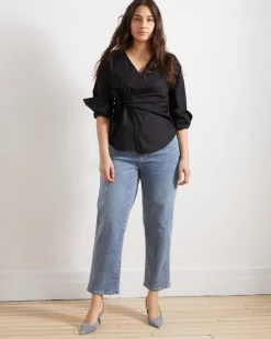 Universal Standard Ella High Rise Straight Leg Jeans