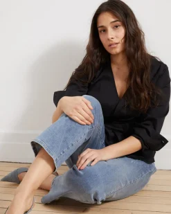Universal Standard Ella High Rise Straight Leg Jeans
