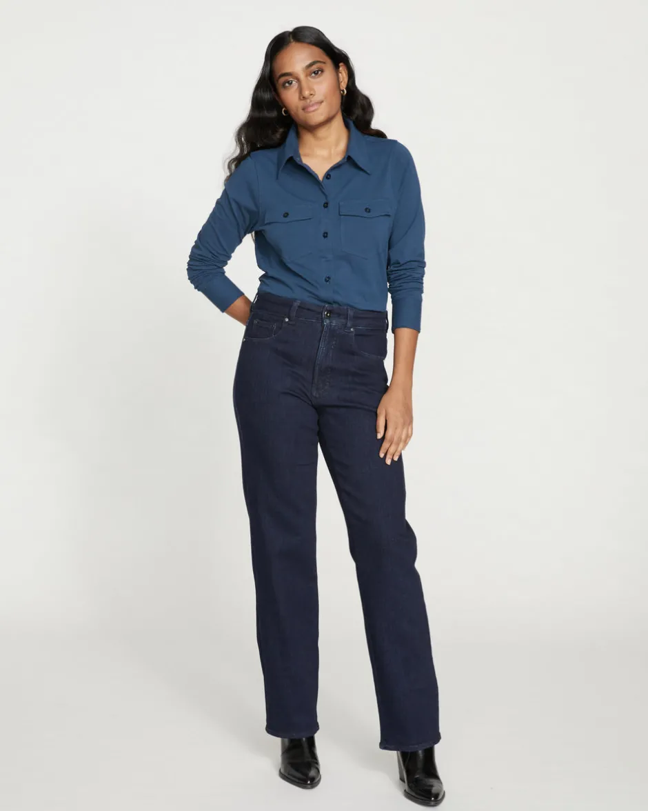 Universal Standard Etta High Rise Straight Leg Jeans 31 Inch