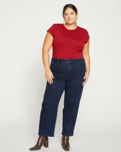 Universal Standard Etta High Rise Straight Leg Jeans 28 Inch