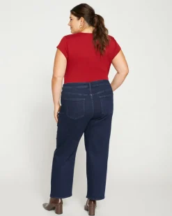 Universal Standard Etta High Rise Straight Leg Jeans 28 Inch