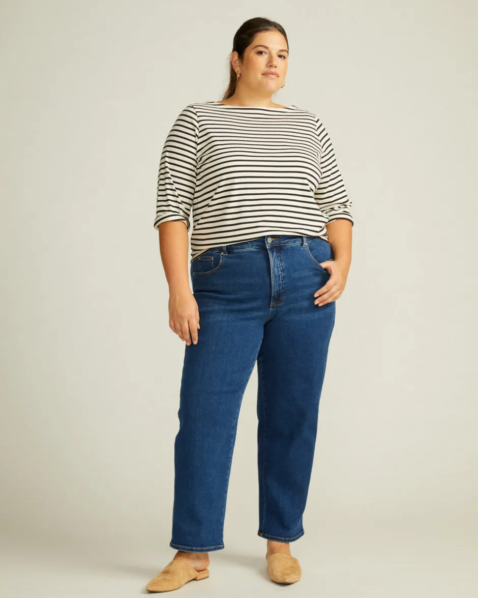 Universal Standard Etta High Rise Straight Leg Jeans 28 Inch