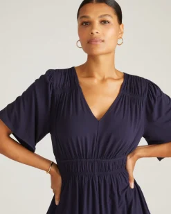 Universal Standard Flora Liquid Jersey Top