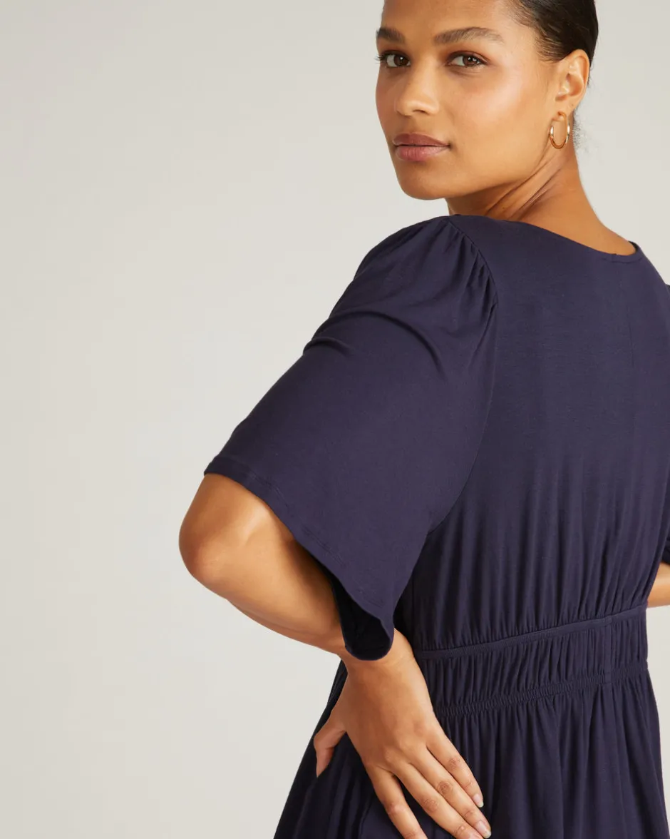 Universal Standard Flora Liquid Jersey Top