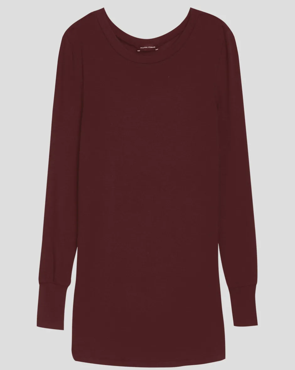 Universal Standard Foundation Long Sleeve Crew Neck Tee