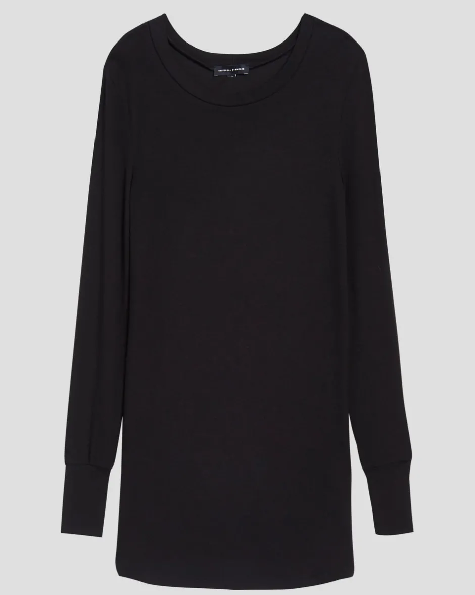 Universal Standard Foundation Long Sleeve Crew Neck Tee