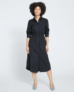 Universal Standard Hamptons Smocked Shirtdress
