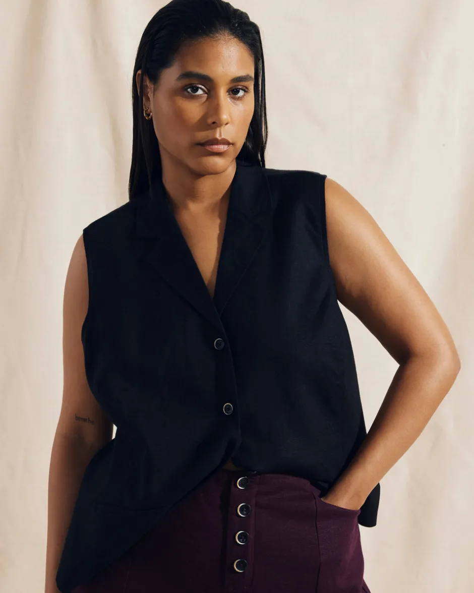Universal Standard Hanover Linen Vest