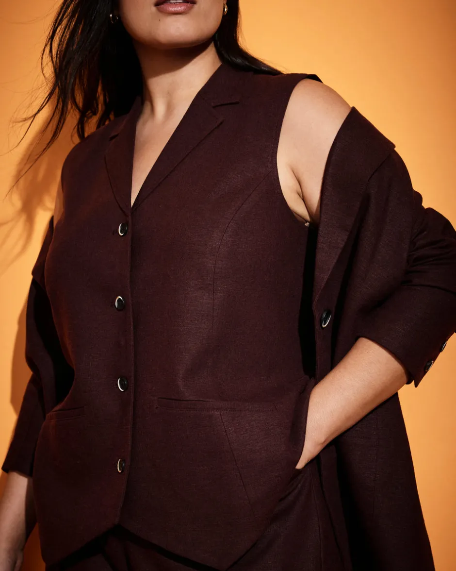 Universal Standard Hanover Linen Vest