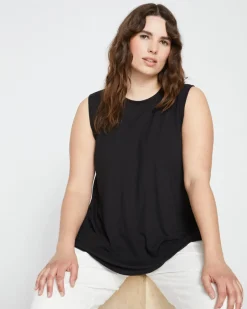 Universal Standard Heatwave Divine Jersey Flared Tank
