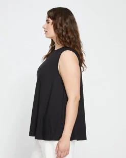 Universal Standard Heatwave Divine Jersey Flared Tank
