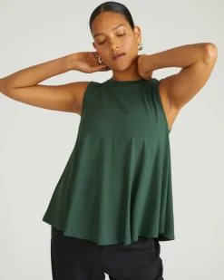 Universal Standard Heatwave Divine Jersey Flared Tank