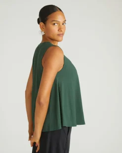Universal Standard Heatwave Divine Jersey Flared Tank
