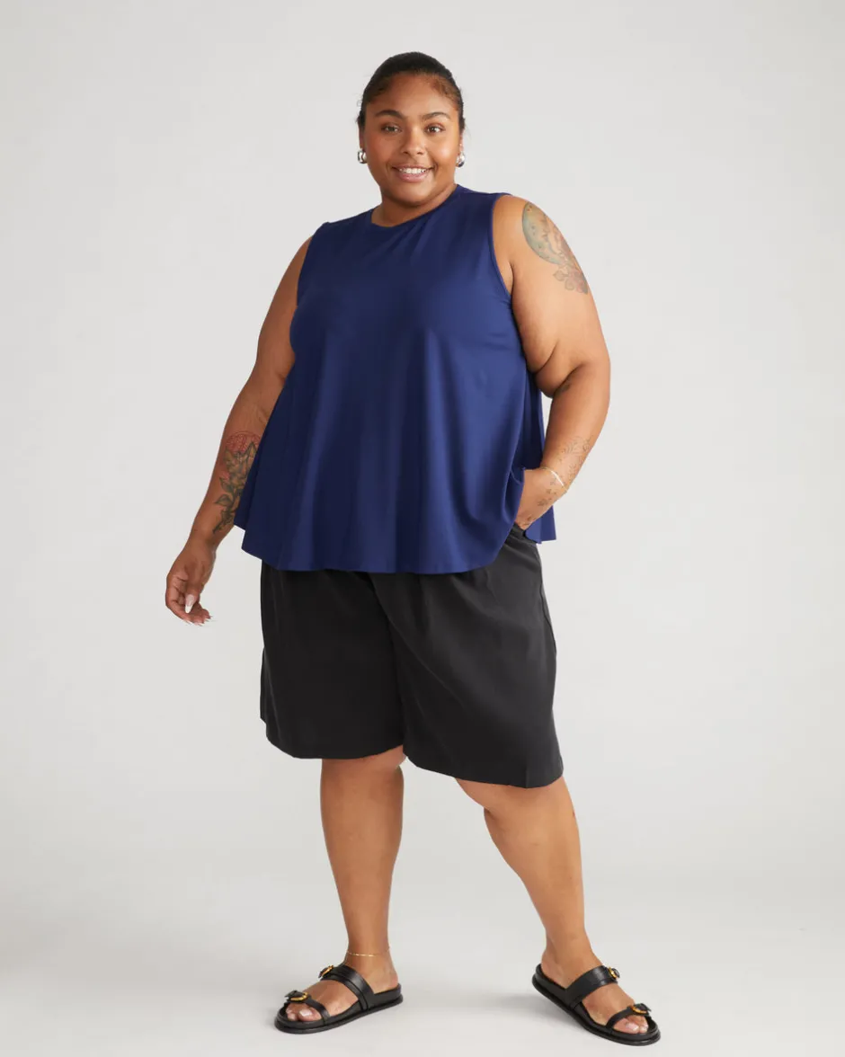 Universal Standard Heatwave Divine Jersey Flared Tank