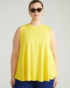 Universal Standard Heatwave Divine Jersey Flared Tank