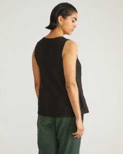 Universal Standard Henley Linen Tank