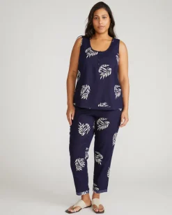 Universal Standard Henley Linen Tank