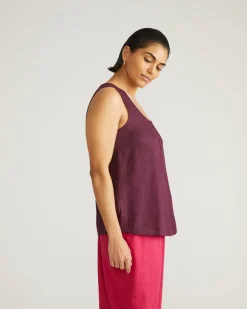 Universal Standard Henley Linen Tank