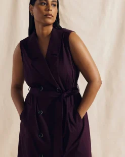 Universal Standard Hudson Linen Trench Dress