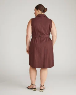 Universal Standard Hudson Linen Trench Dress
