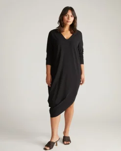 Universal Standard Iconic Long Sleeve V-Neck Geneva Dress