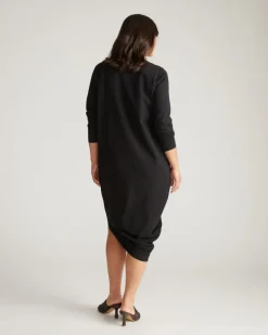 Universal Standard Iconic Long Sleeve V-Neck Geneva Dress