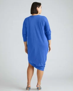Universal Standard Iconic Long Sleeve V-Neck Geneva Dress