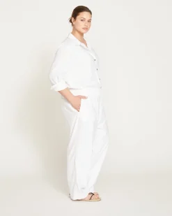 Universal Standard Iris Linen Easy Pull-On Pants