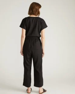 Universal Standard Iris Linen Easy Pull-On Pants