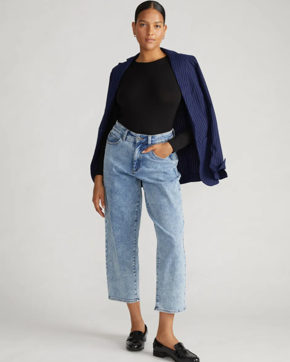Universal Standard Joan Liquid Jersey Long Sleeve Top