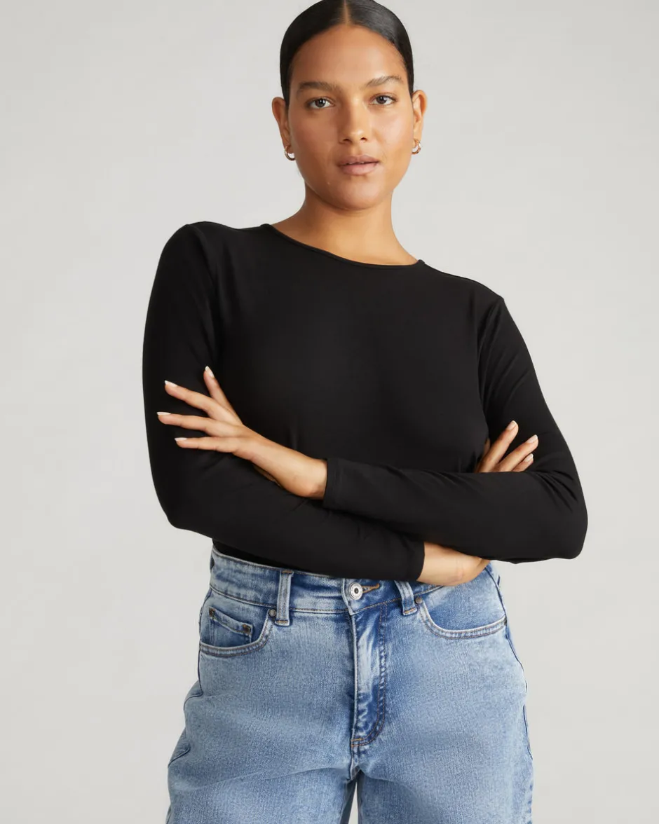 Universal Standard Joan Liquid Jersey Long Sleeve Top
