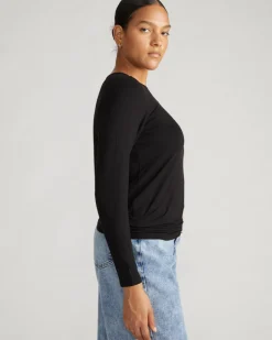 Universal Standard Joan Liquid Jersey Long Sleeve Top