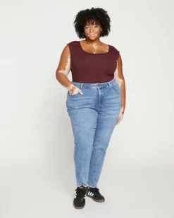 Universal Standard Joni High Rise Curve Slim Leg Jeans 27 Inch