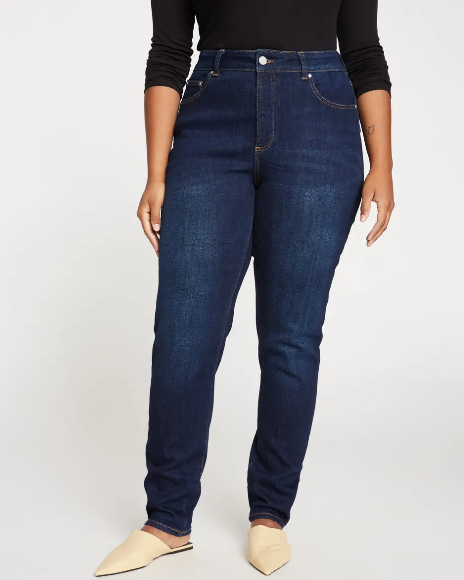 Universal Standard Joni High Rise Curve Slim Leg Jeans 32 Inch