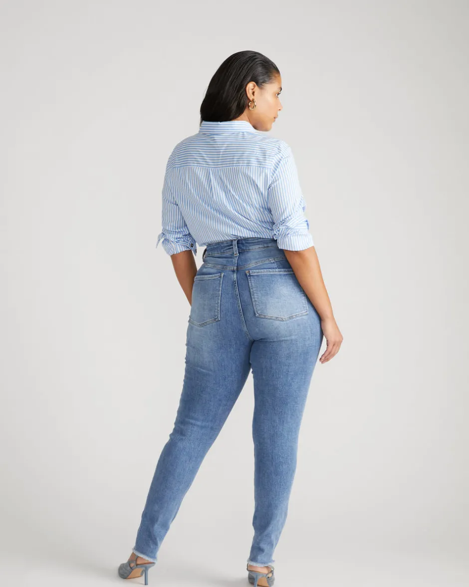 Universal Standard Joni High Rise Curve Slim Leg Jeans 32 Inch