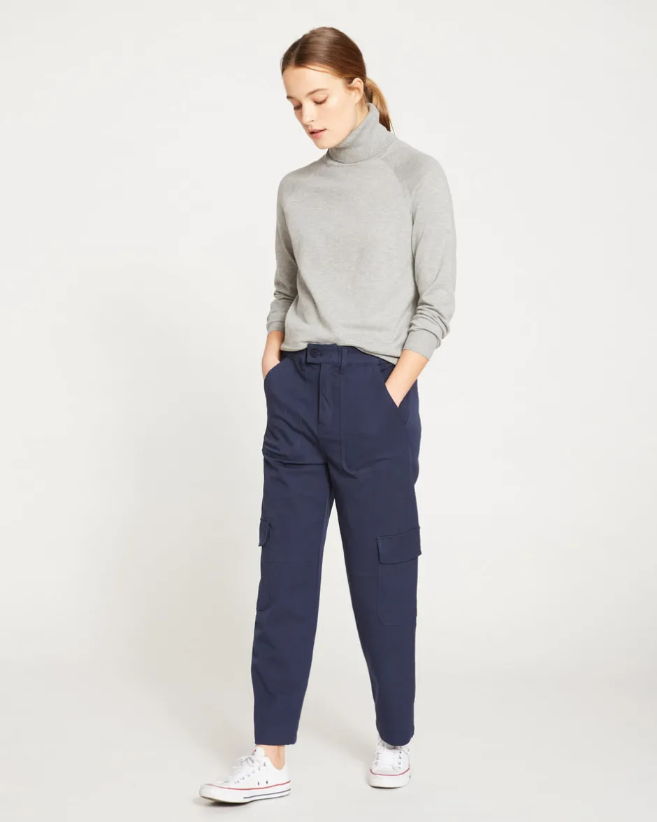 Universal Standard Karlee Stretch Cotton Twill Cargo Pants