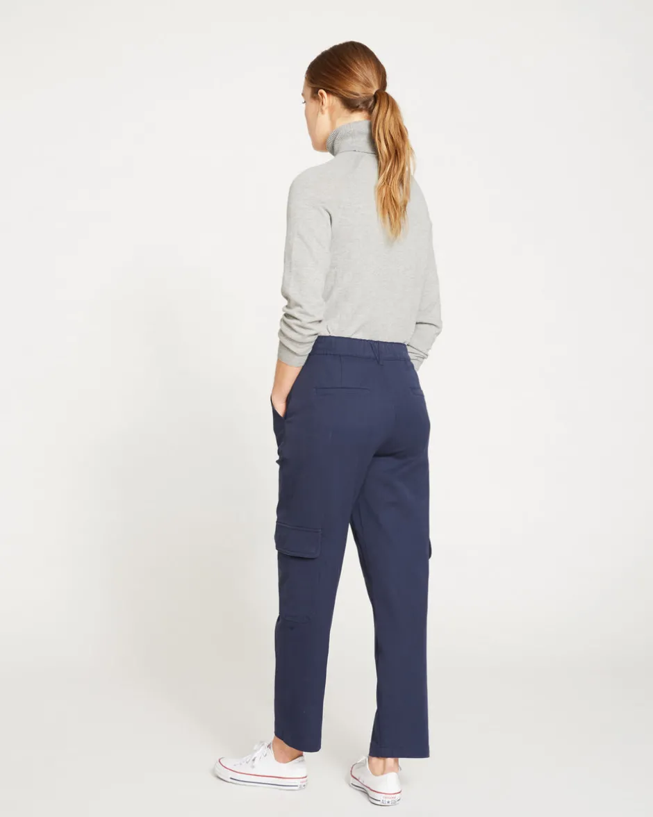 Universal Standard Karlee Stretch Cotton Twill Cargo Pants
