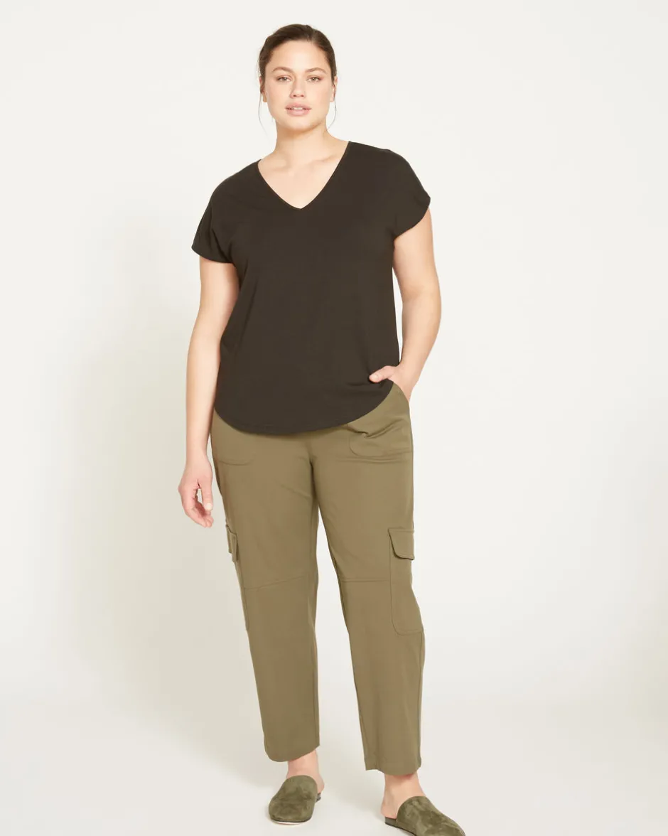 Universal Standard Karlee Stretch Cotton Twill Cargo Pants