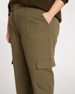 Universal Standard Karlee Stretch Cotton Twill Cargo Pants