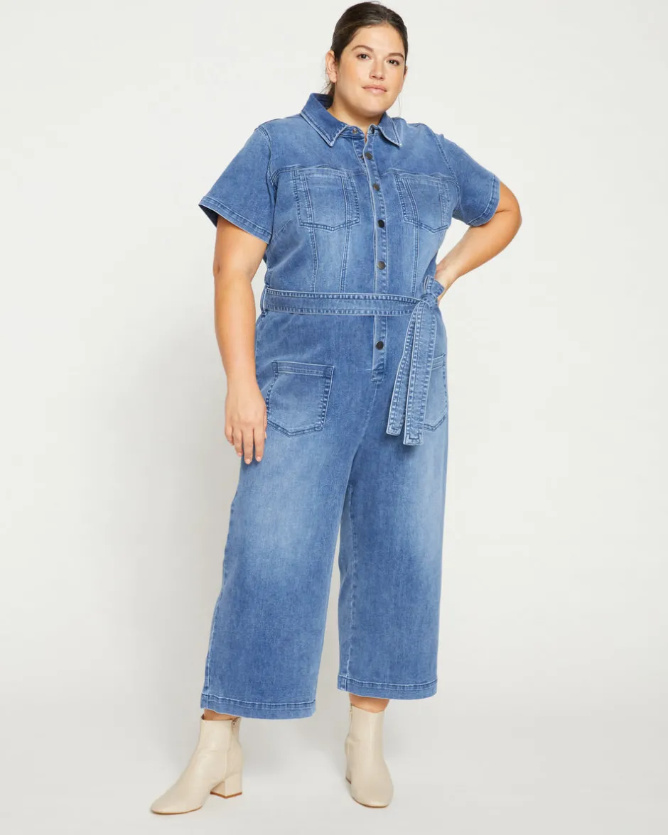Universal Standard Kate Denim Jumpsuit