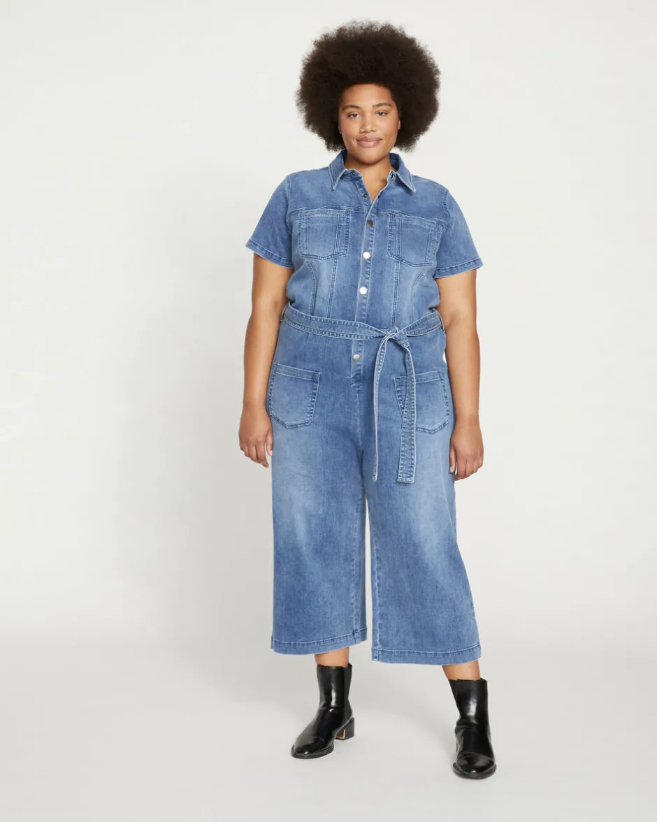 Universal Standard Kate Denim Jumpsuit