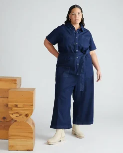 Universal Standard Kate Denim Jumpsuit
