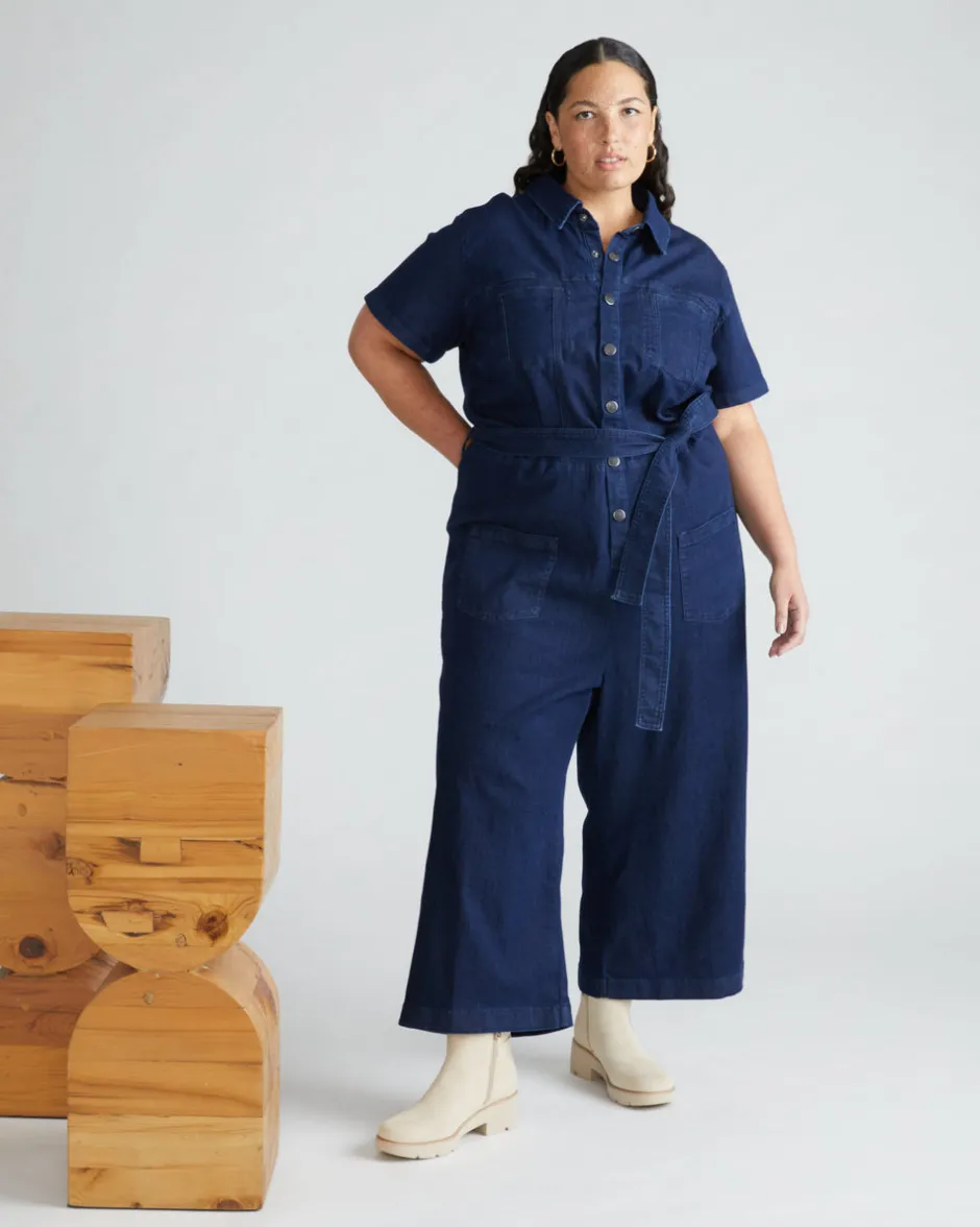 Universal Standard Kate Denim Jumpsuit
