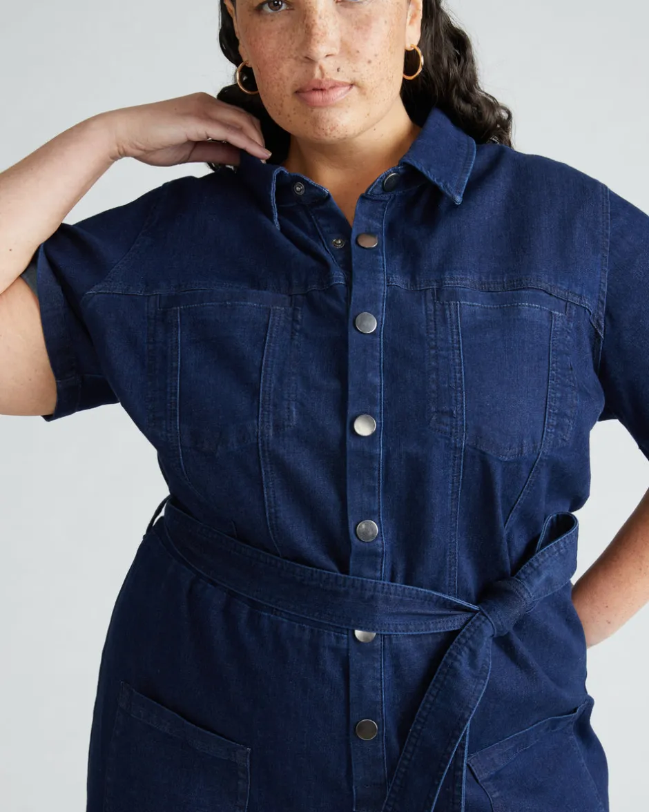 Universal Standard Kate Denim Jumpsuit