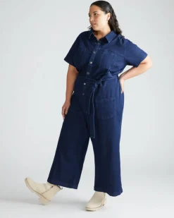 Universal Standard Kate Denim Jumpsuit