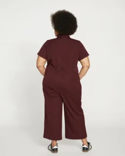 Universal Standard Kate Stretch Cotton Twill Jumpsuit