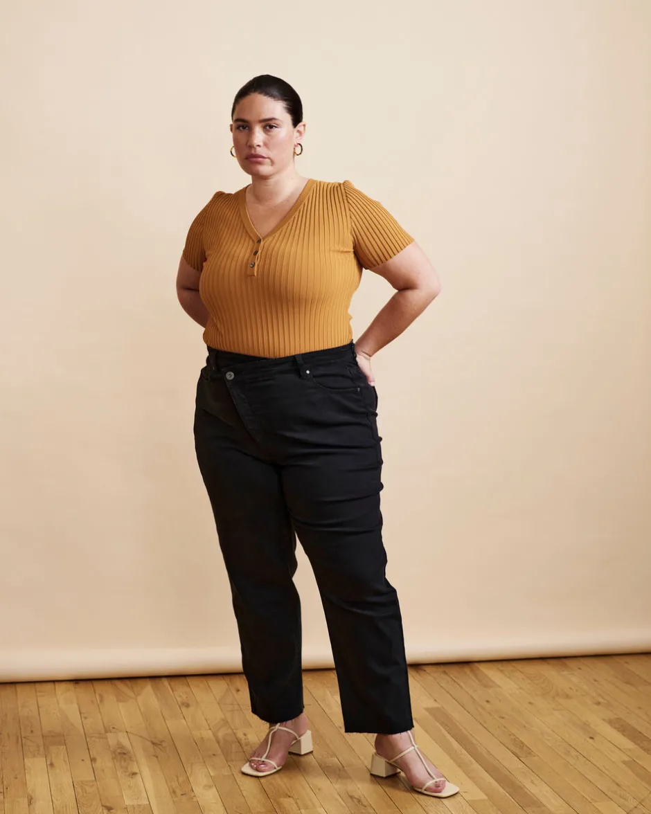 Universal Standard Katie High Rise Crossover Jeans