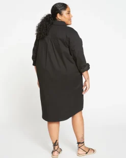 Universal Standard Kelly Stretch Cotton Twill Shirtdress