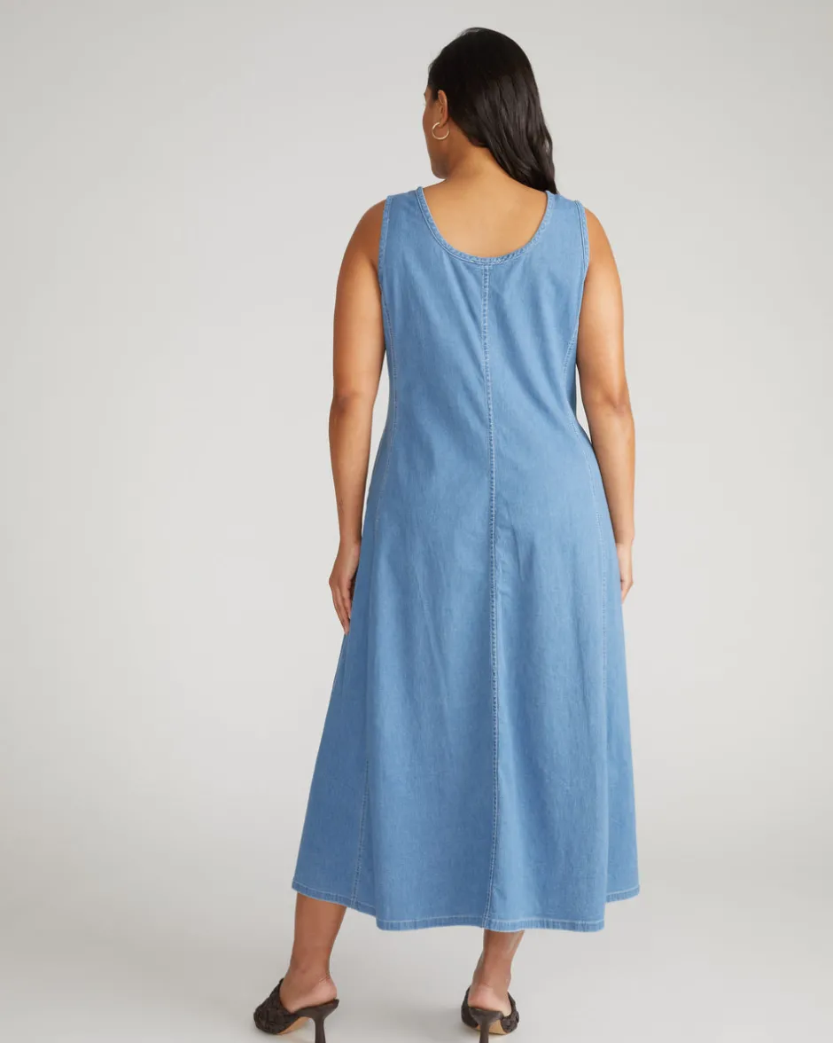 Universal Standard Kendra Cotton Chambray Tank Dress