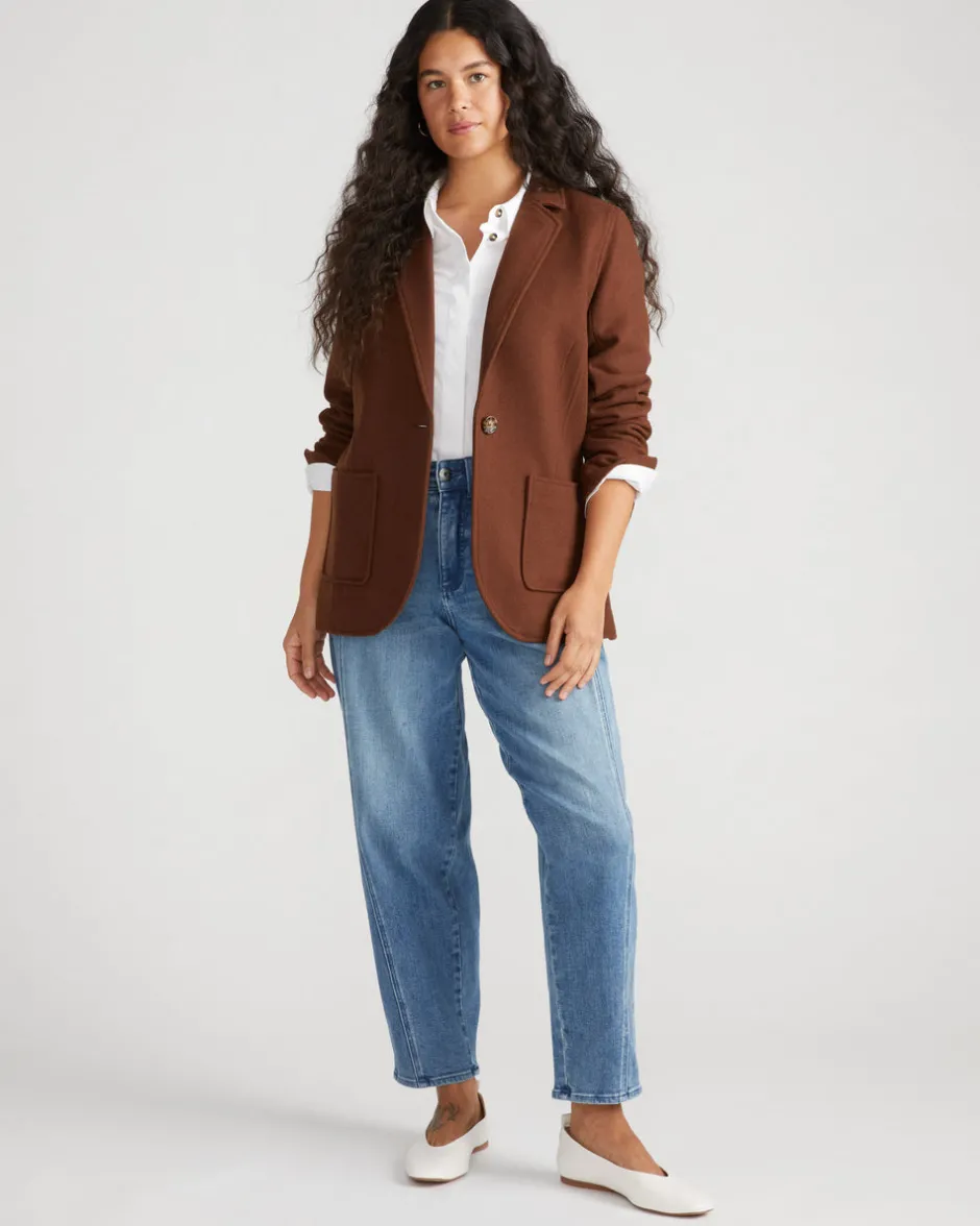 Universal Standard Kidjo Tailored Wool Jacket